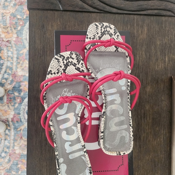 Red Slide Sandals - Picture 2 of 7